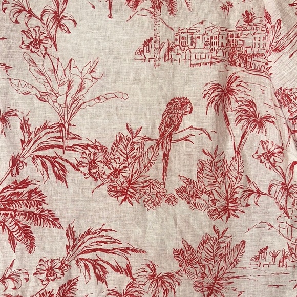 Red and White Women's Top - Picture 2 of 4